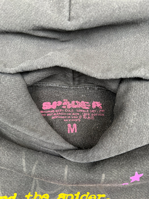 Sp5der P*UNK Hoodie Black (USED) | Vitnage Clothing Store Canada