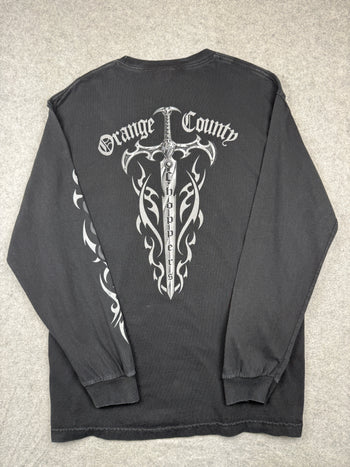 Orange County Choppers Silver Sword L/S Tee Black