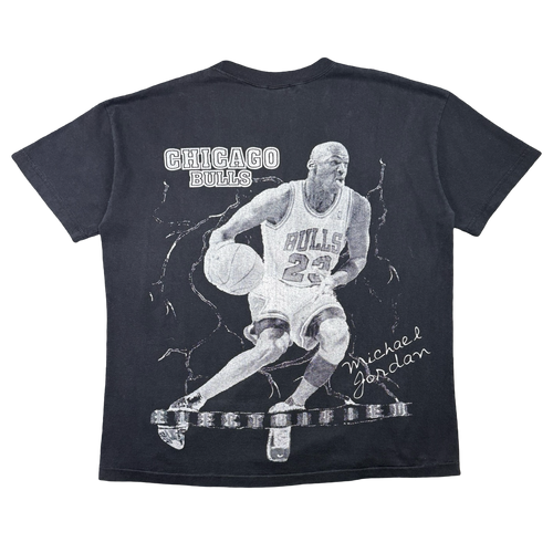Bootleg Vintage Chicago Bulls Michael Jordan Electrified Tee Black