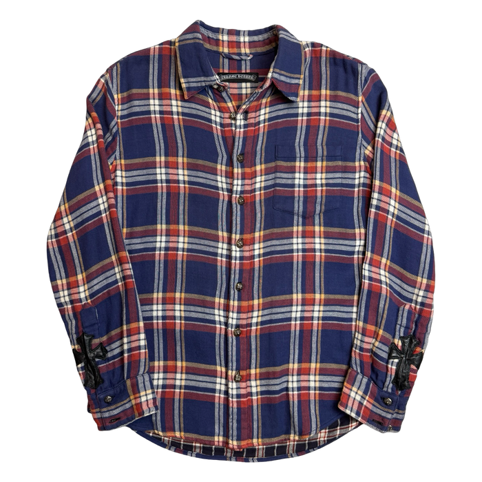 Chrome Hearts Cross Patch Flannel | Vitnage Clothing Store Canada