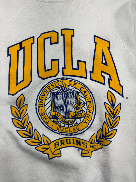 (L) Vintage 90s UCLA Sweatshirt White | Vitnage Clothing Store Canada