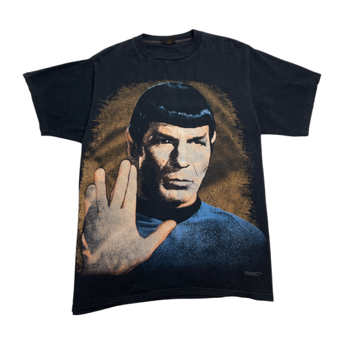 (L) Vintage 90s Star Trek Tee Black | Vintage Clothing Store Canada