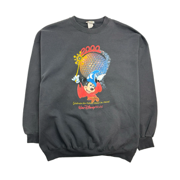 (XL) Vintage 2000s Walt Disney World Sweatshirt Black