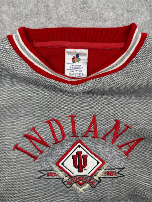 Vintage Indiana Hoosiers Sweatshirt Grey | Vitnage Clothing Store Canada