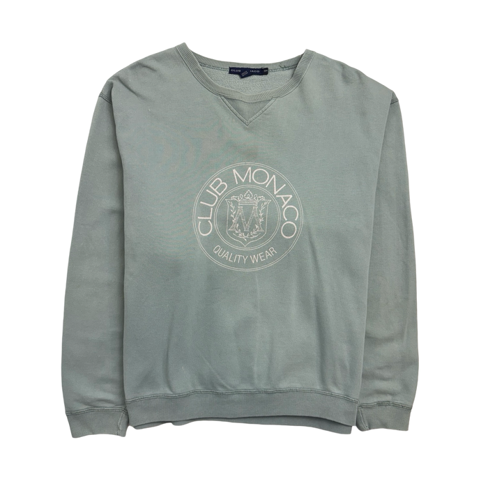 (L) Vintage Club Monaco Sweatshirt Mint | Vitnage Clothing Store Canada