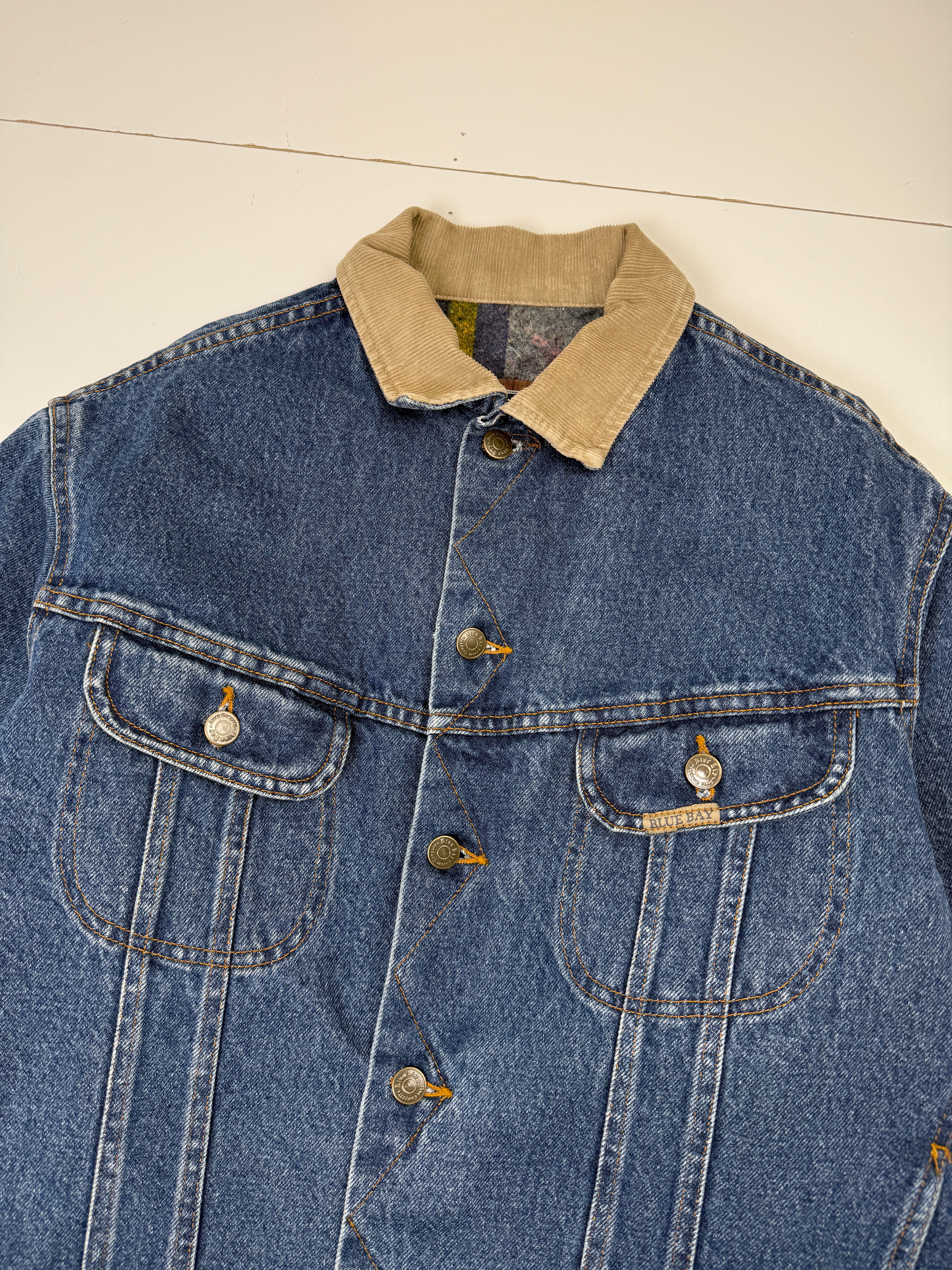 Vintage Blue Bay Lined Denim Jacket