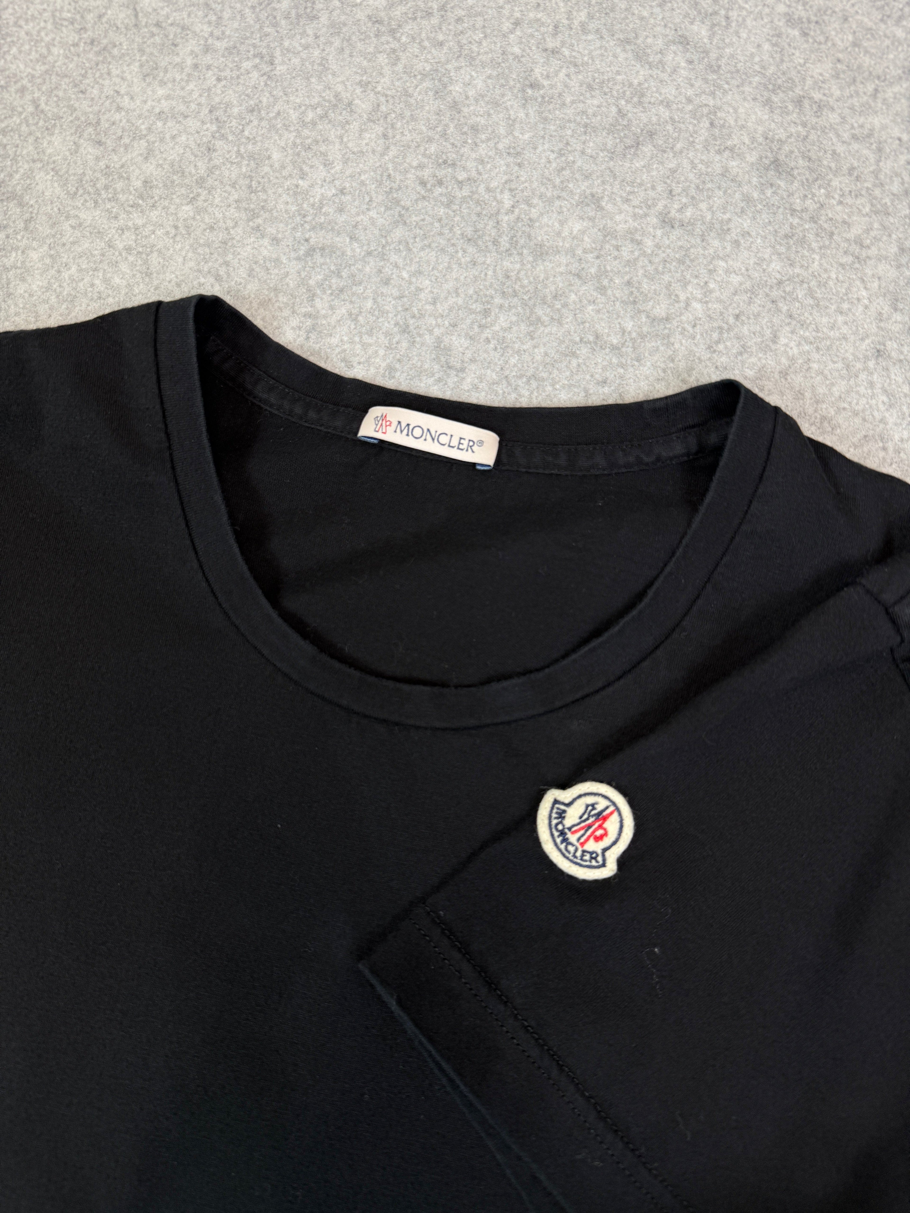 Moncler Side Patch Tee Black (USED)
