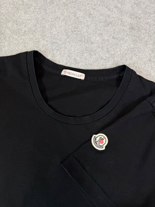 Moncler Side Patch Tee Black (USED) | Vintage Clothing Store Canada