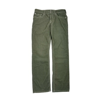 (35) Vintage True Religion Straight Cut Style Pants Green