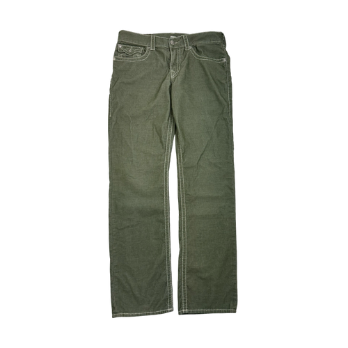 (35) Vintage True Religion Straight Cut Style Pants Green | Vintage Clothing Store Canada