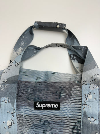 Supreme Big Duffle Bag Blue Camo SS20 (USED)