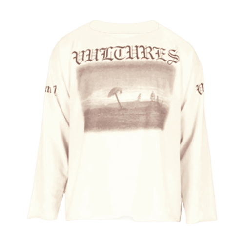 Yeezy Gosha Vultures Long Tee White | Vintage Clothing Store Canada