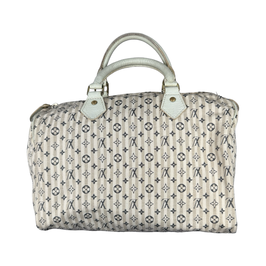 Louis Vuitton Mini Lin Speedy 30 Bag