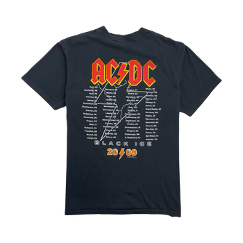 (M) Vintage '09 AC/DC World Tour Tee Black