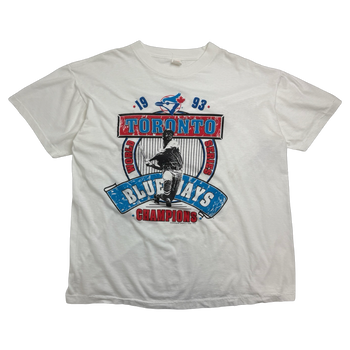 Vintage 1993 Toronto Blue Jays Contender Sports Tee White