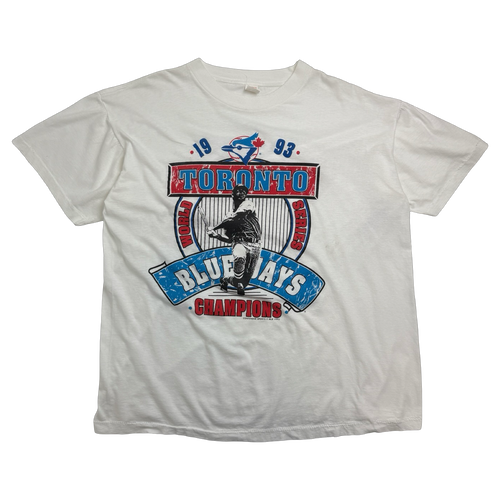 Vintage 1993 Toronto Blue Jays Contender Sports Tee White | Vintage Clothing Store Canada