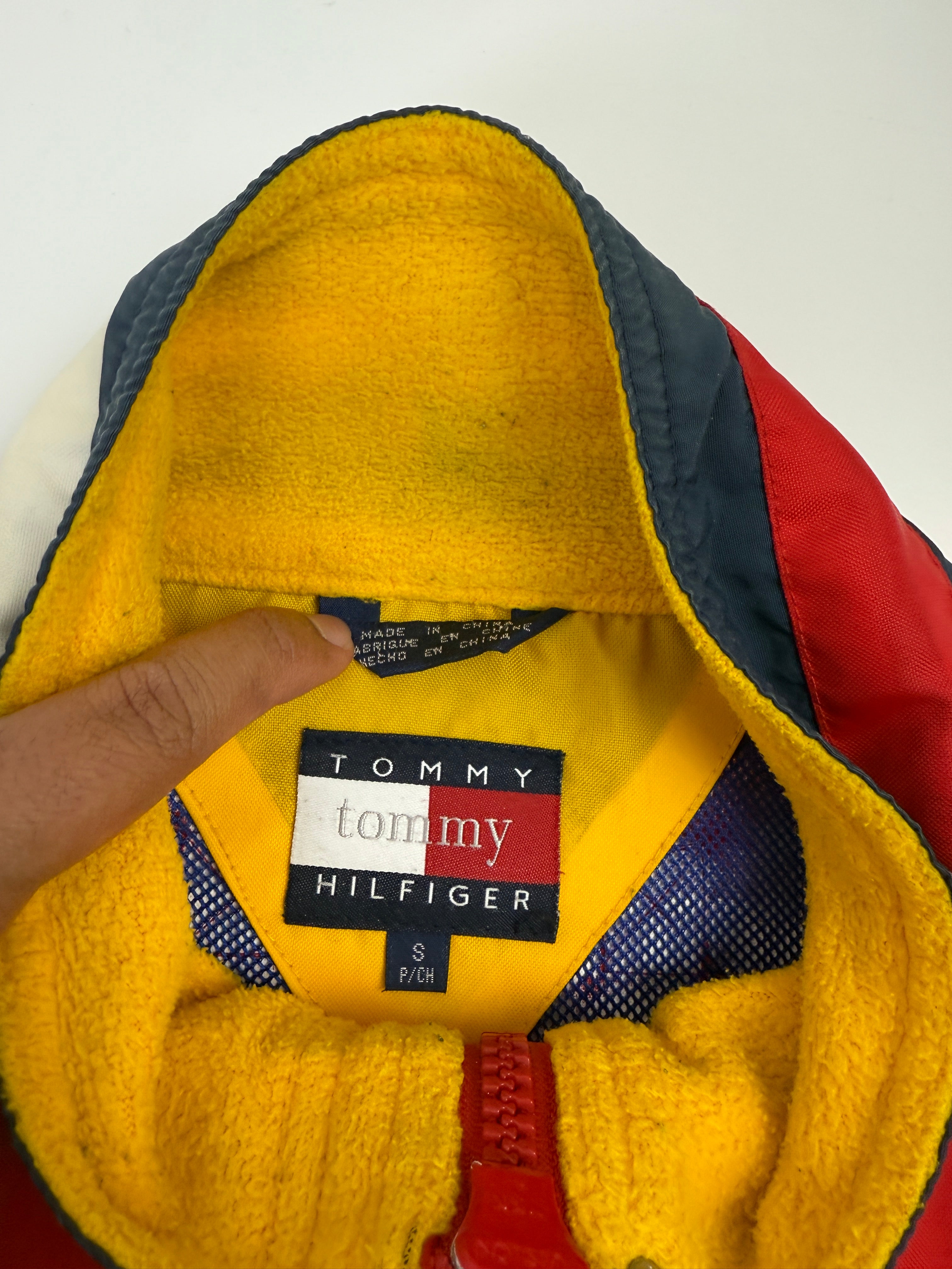 Vintage Tommy Hilfiger Windbreaker Light Jacket Red