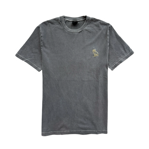 OVO Mini Logo Tee Black/Brown (USED) | Vintage Clothing Store Canada