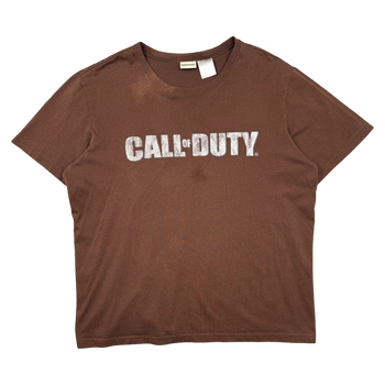 Vintage 2000's Call Of Duty Tee Brown