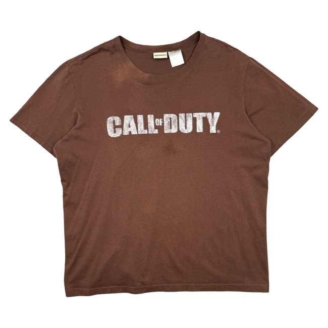 Vintage 2000's Call Of Duty Tee Brown