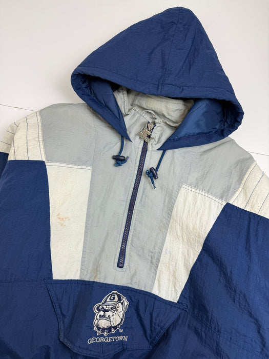 Vintage 90's Starter Georgetown Hoyas Zip Up Jacket | Vitnage Clothing Store Canada