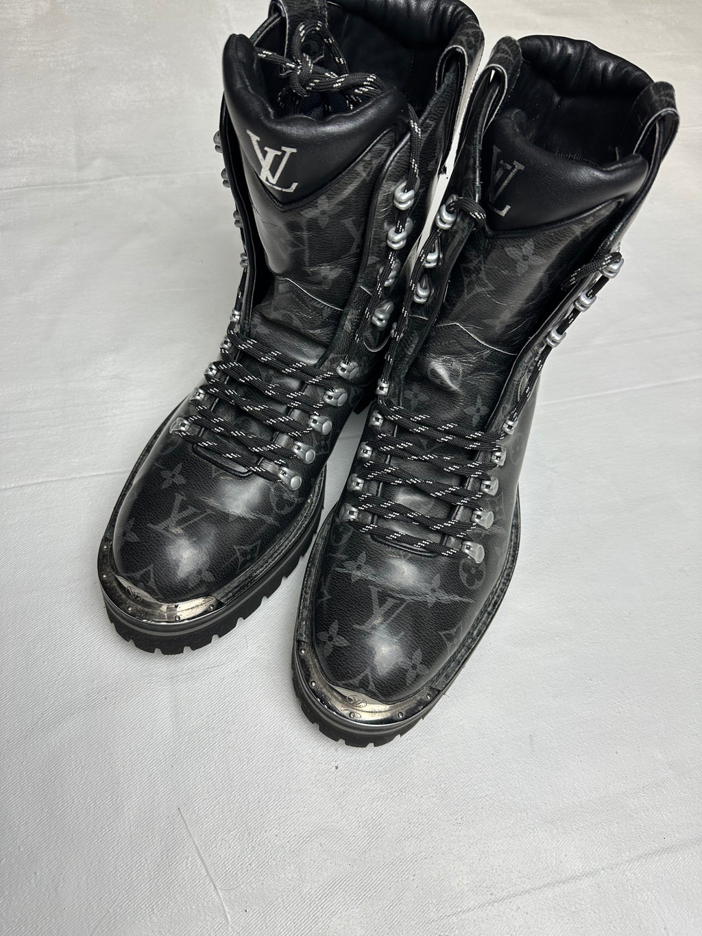 Louis Vuitton Monogram Outland Ankle Boots (USED, NO BOX)