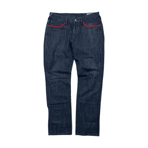 Vintage Evisu Lot 2008 Striped Denim Pants | Vintage Clothing Store Canada