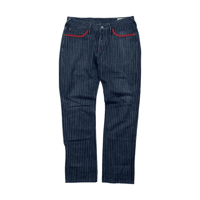 Vintage Evisu Lot 2008 Striped Denim Pants | Vitnage Clothing Store Canada