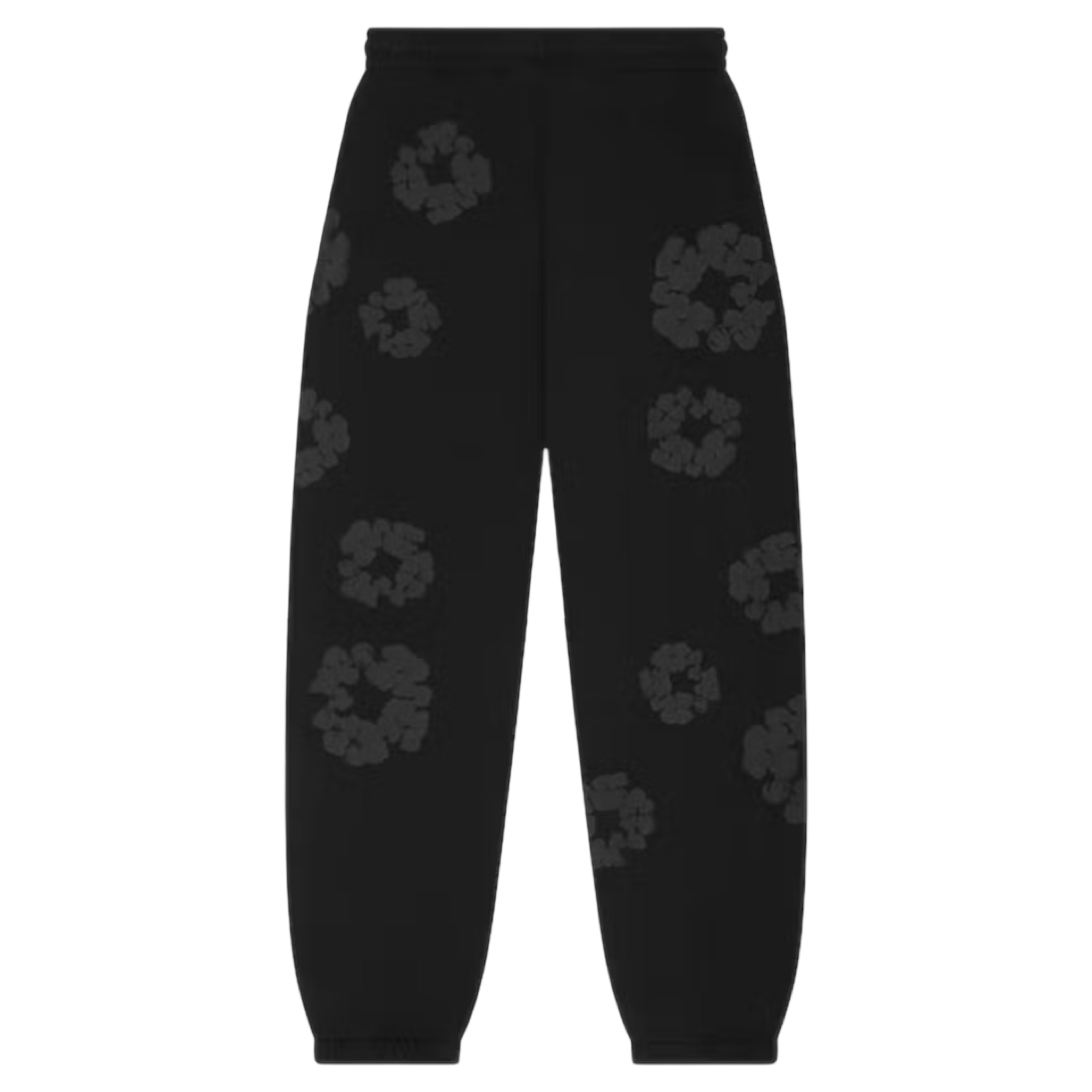 Denim Tears Cotton Wreath Sweatpants Black Monochrome