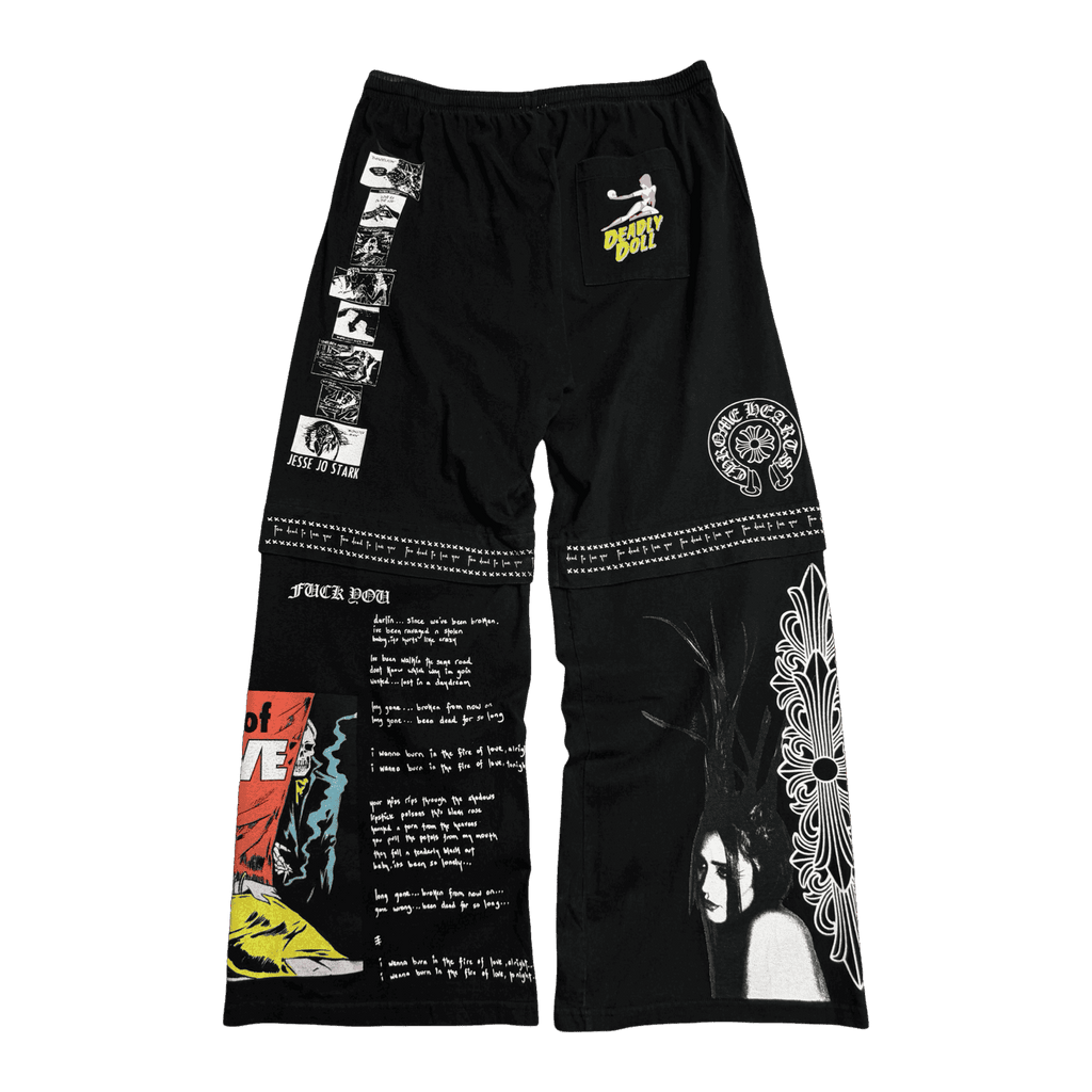 Chrome Hearts Deadly Doll Sweatpants Black