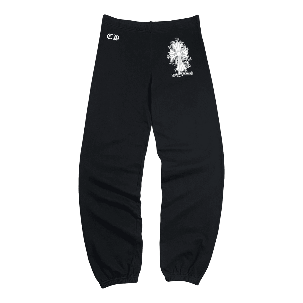 Chrome Hearts Cemetery Cross Sweatpants Black