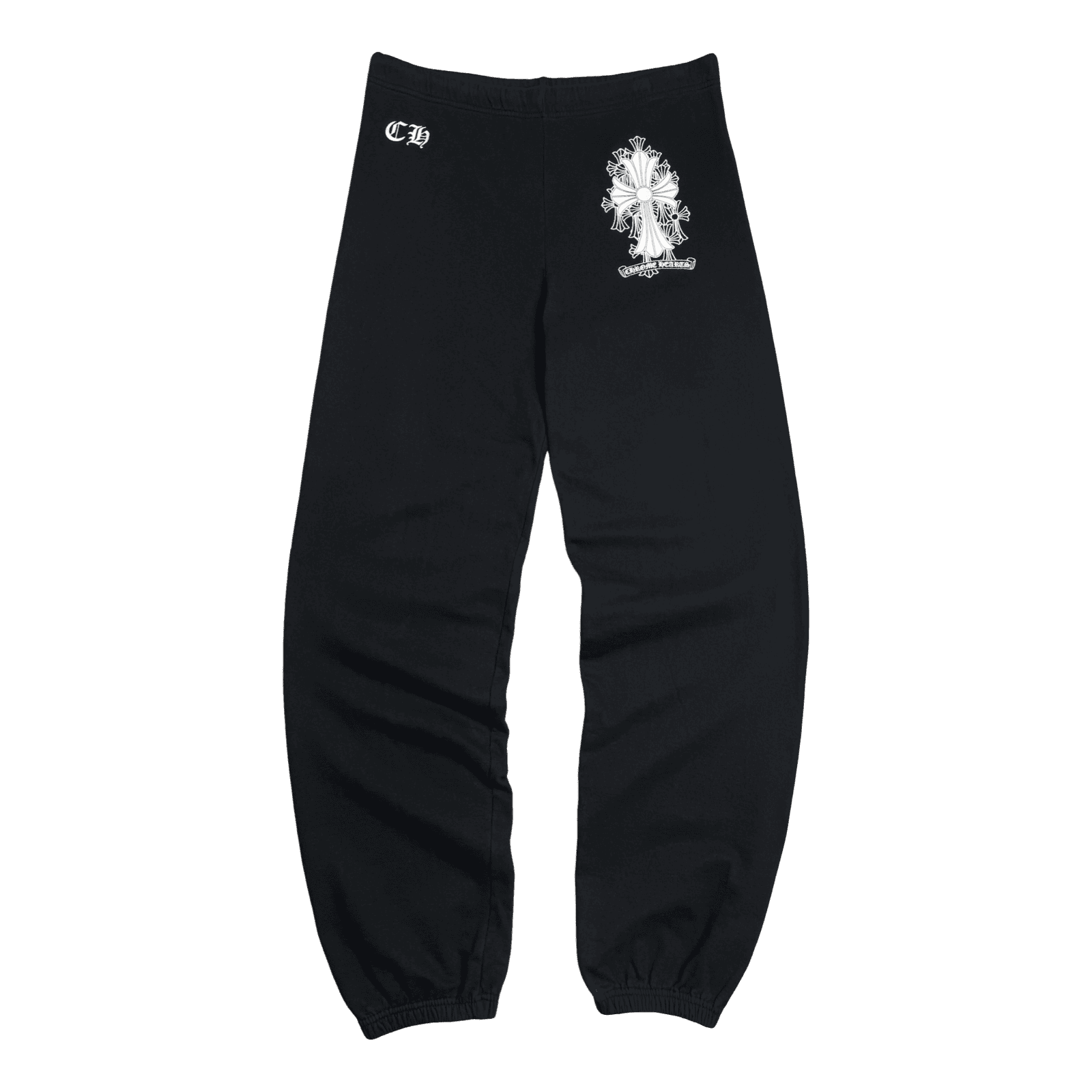 Chrome Hearts Cemetery Cross Sweatpants Black