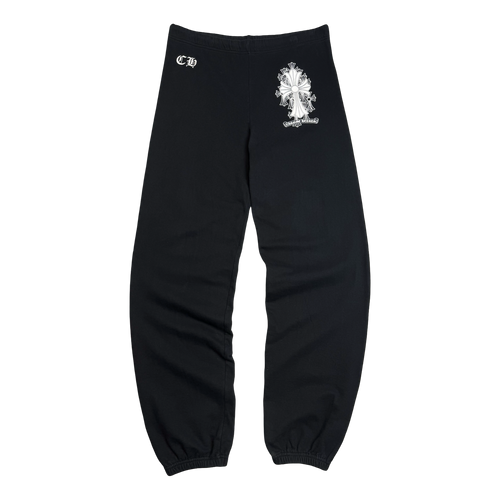 Chrome Hearts Cemetery Cross Sweatpants Black | Vintage Clothing Store Canada