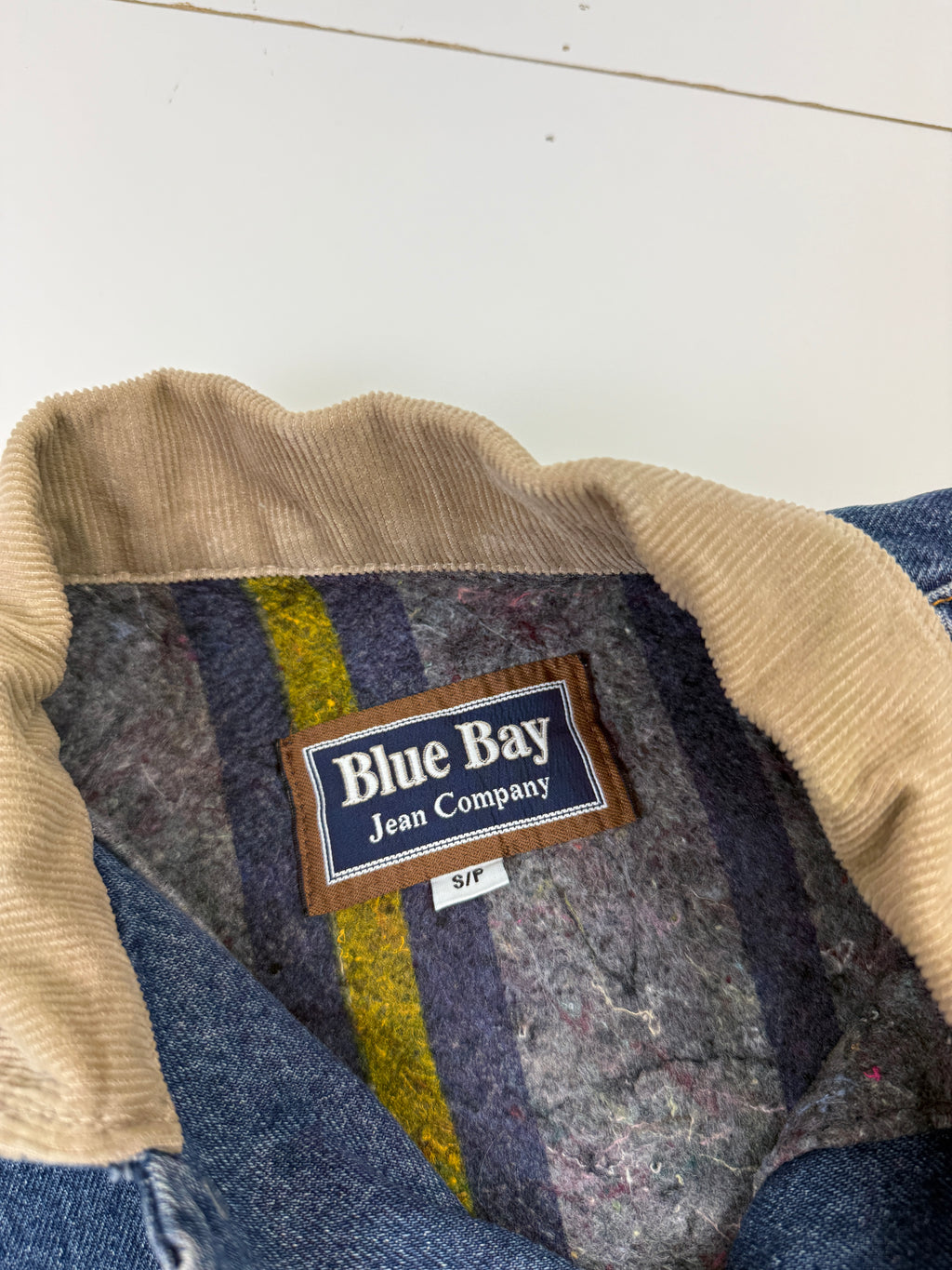 Vintage Blue Bay Lined Denim Jacket