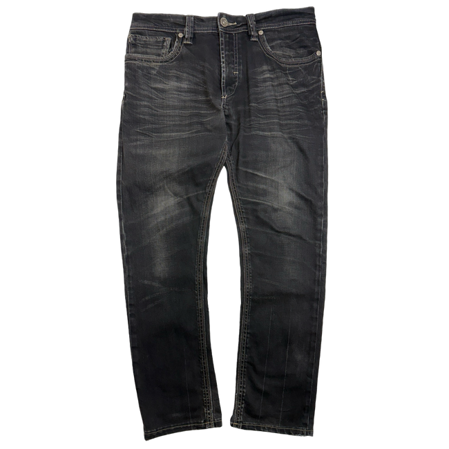 Parasuco Mike Fit Wrinkled Pants Black