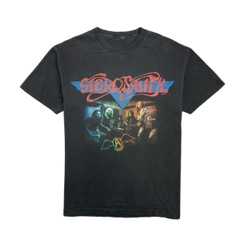 (L) Vintage '02 Aerosmith Band Tee Black