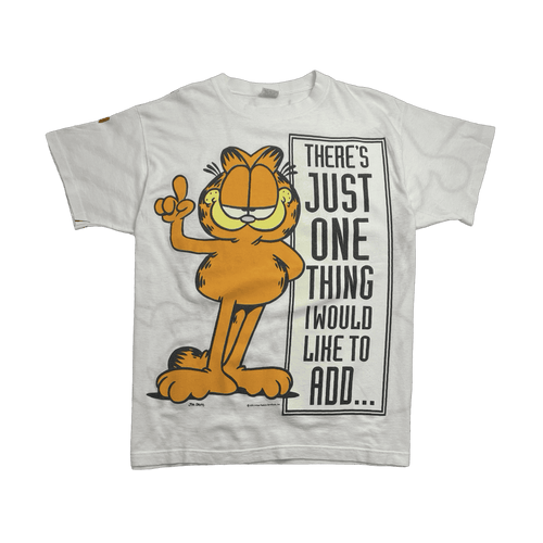 (L) Vintage '78 Garfield AOP Tee White | Vintage Clothing Store Canada