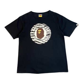 BAPE Busy Works Zebra Tee Black (USED)