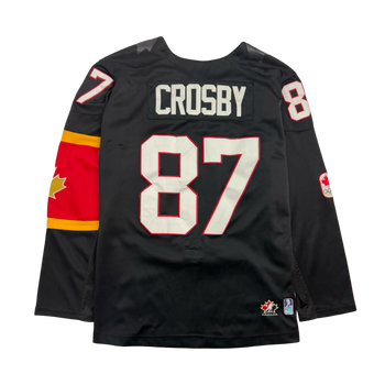 Vintage 2000s Nike Team Canada Sidney Crosby Hockey Jersey Black