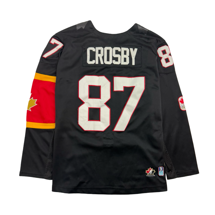 Vintage 2000s Nike Team Canada Sidney Crosby Hockey Jersey Black | Vitnage Clothing Store Canada