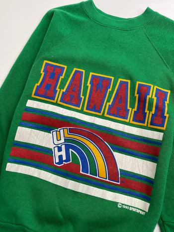 (S) Vintage University Of Hawaii Sweatshirt Green