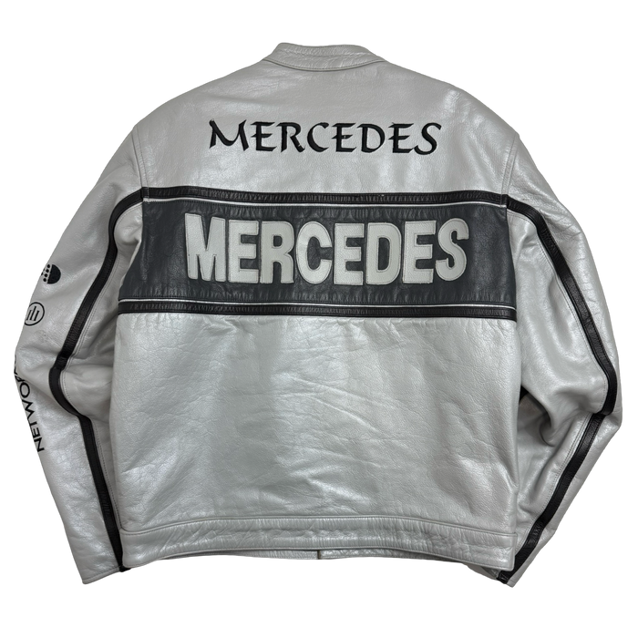 Vintage Mercedes Compressor Leather Racing Jacket | Vitnage Clothing Store Canada