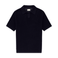Aime Leon Dore Mesh Knit Polo Navy SS23