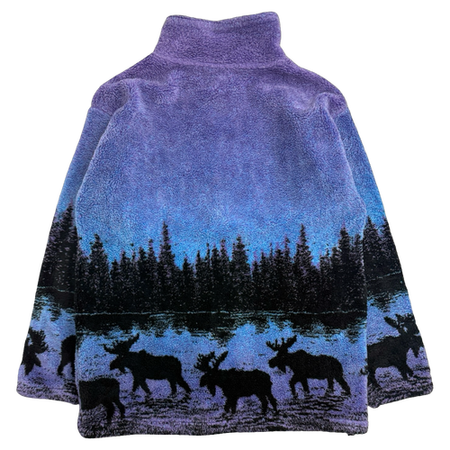 Vintage Nature Full Zip Fleece Jacket | Vintage Clothing Store Canada