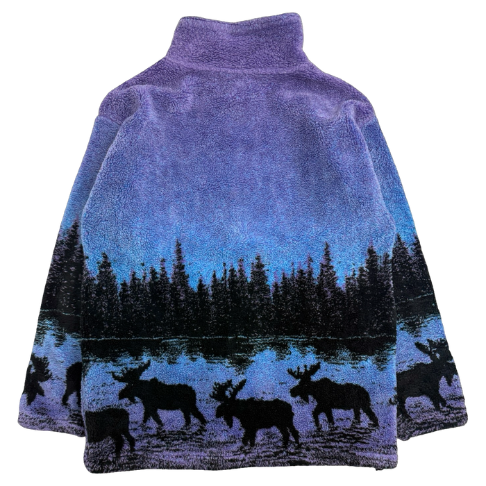 Vintage Nature Full Zip Fleece Jacket | Vitnage Clothing Store Canada