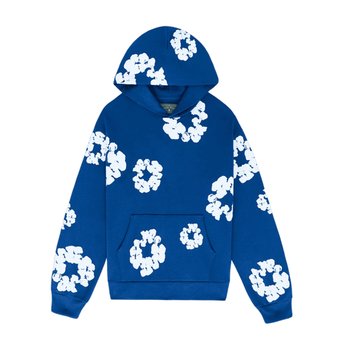 Denim Tears Cotton Wreath Hoodie Royal Blue | Vintage Clothing Store Canada