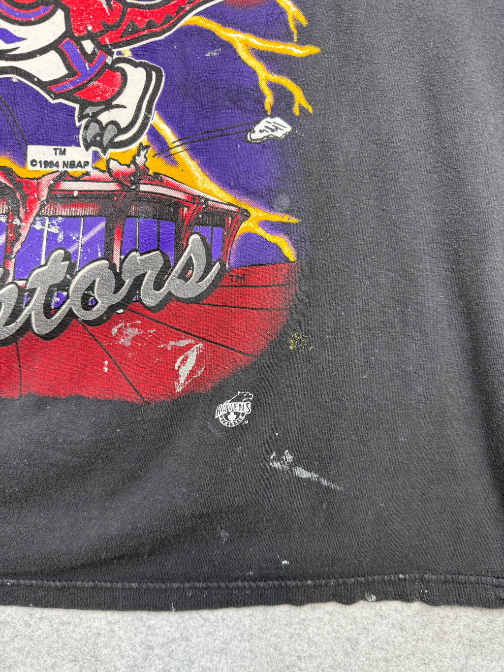 Vintage Toronto Raptors Mascot Tee Black