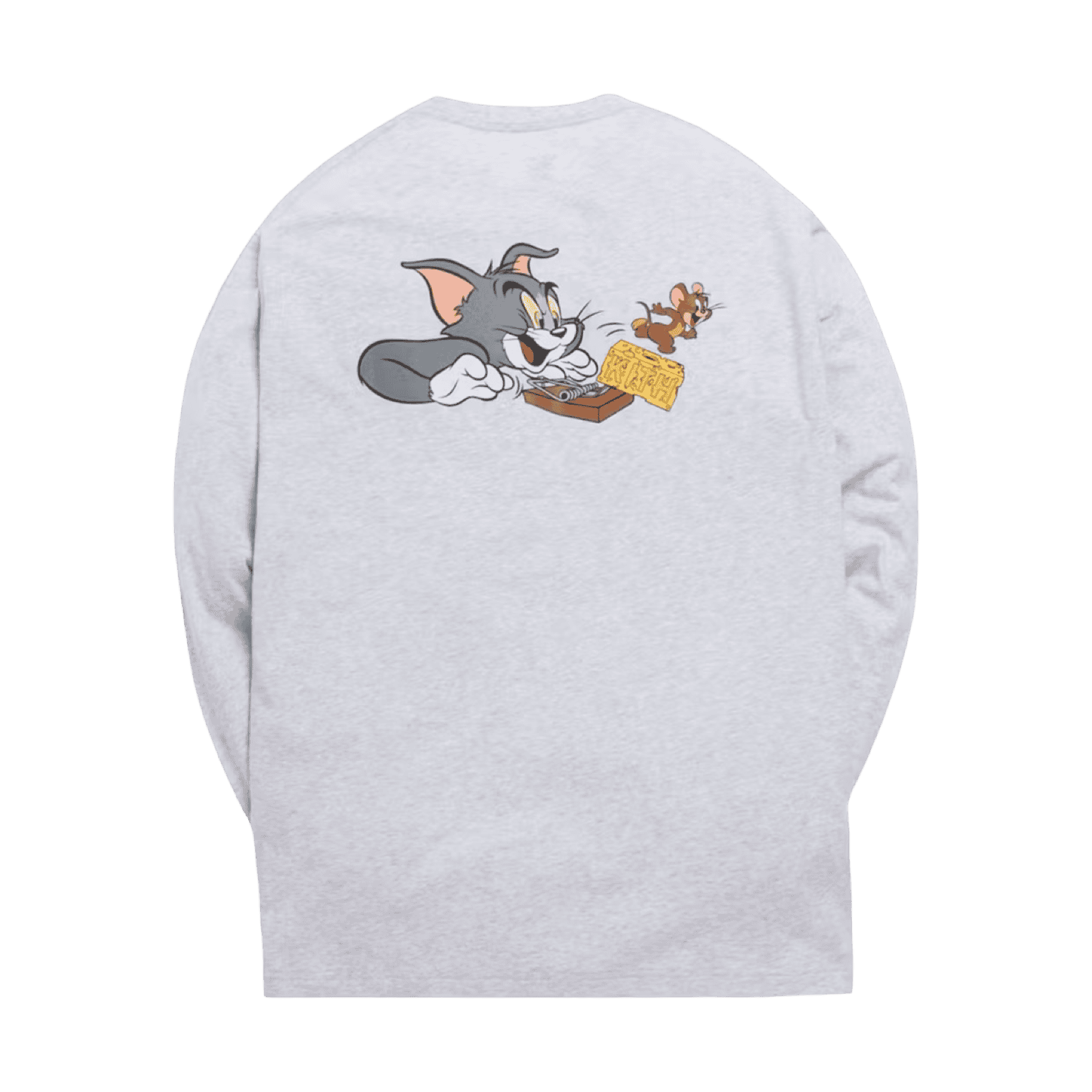 Kith x Tom & Jerry L/S Cheese Tee Grey