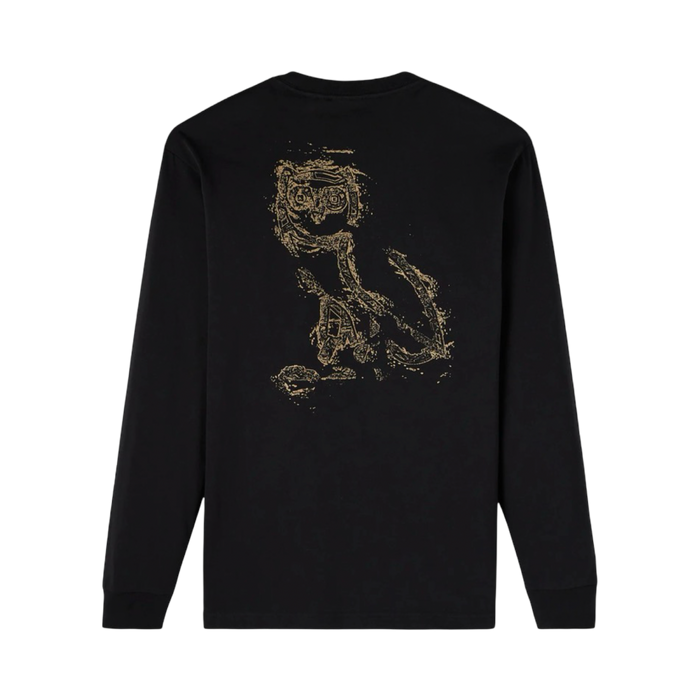 OVO Fossil L/S Tee Black | Vitnage Clothing Store Canada