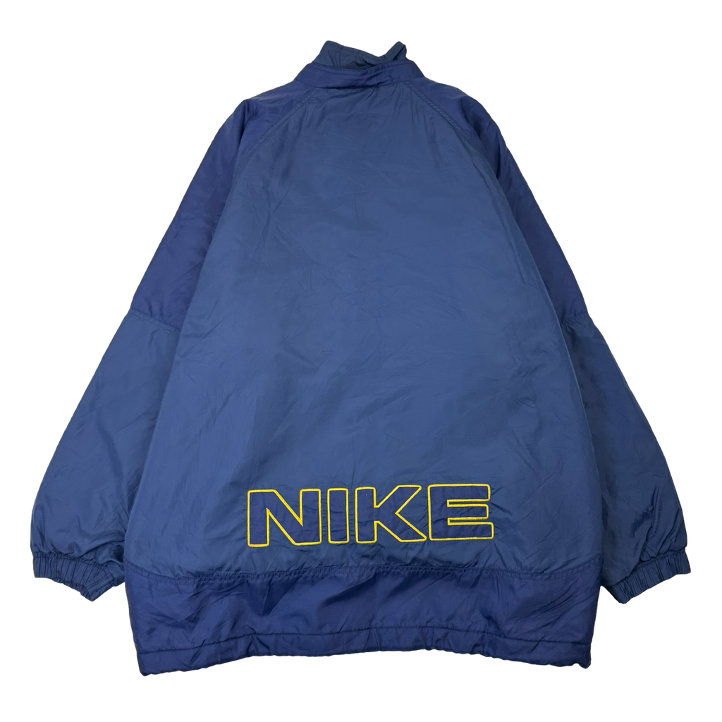 Vintage Nike Quilted Light Jacket Navy
